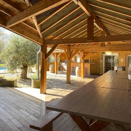 Ensemble De 3 Villas Avec Piscine Chauffee, Esprit Detente Sanguinet Bagian luar foto