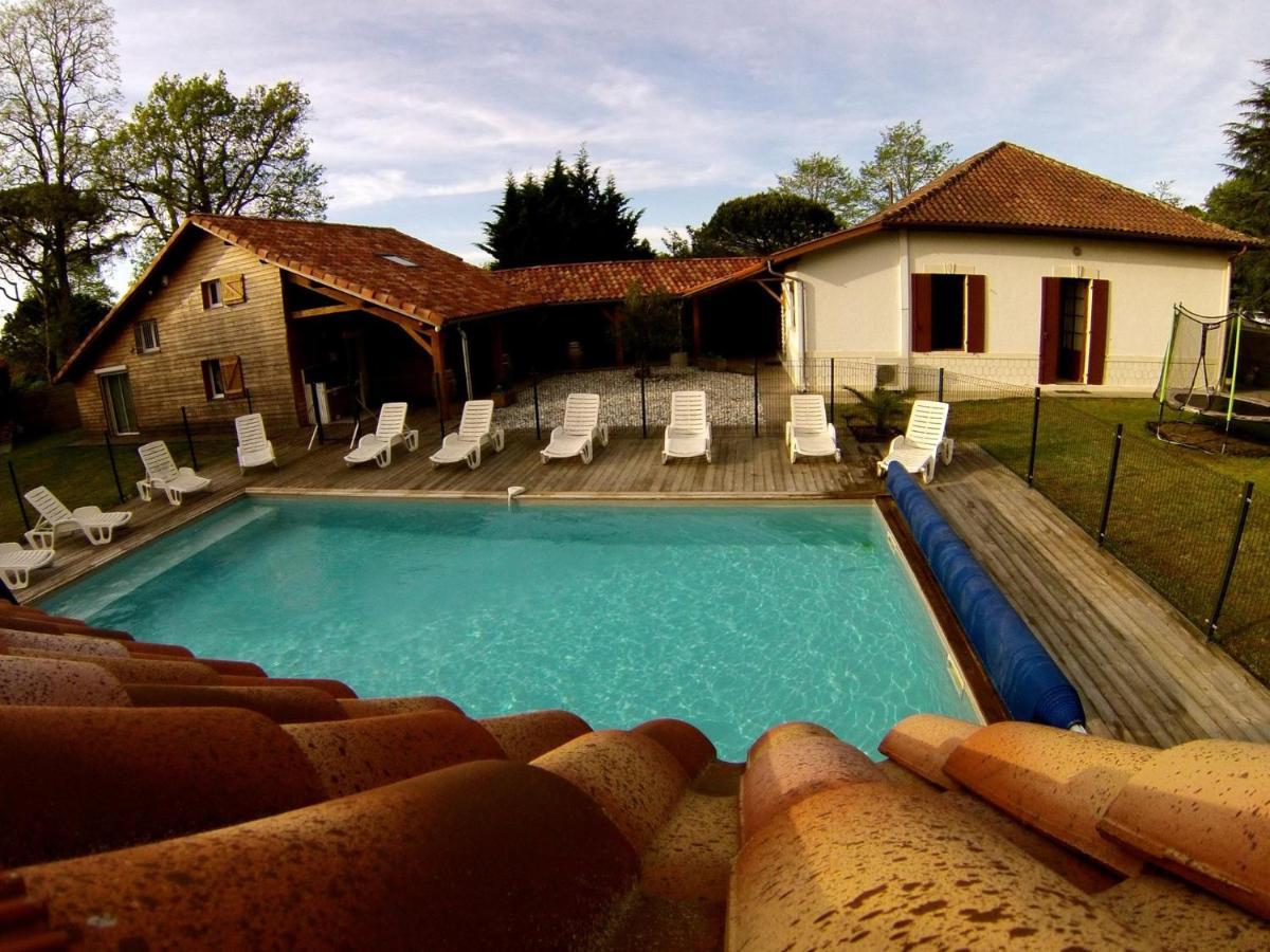 Ensemble De 3 Villas Avec Piscine Chauffee, Esprit Detente Sanguinet Bagian luar foto