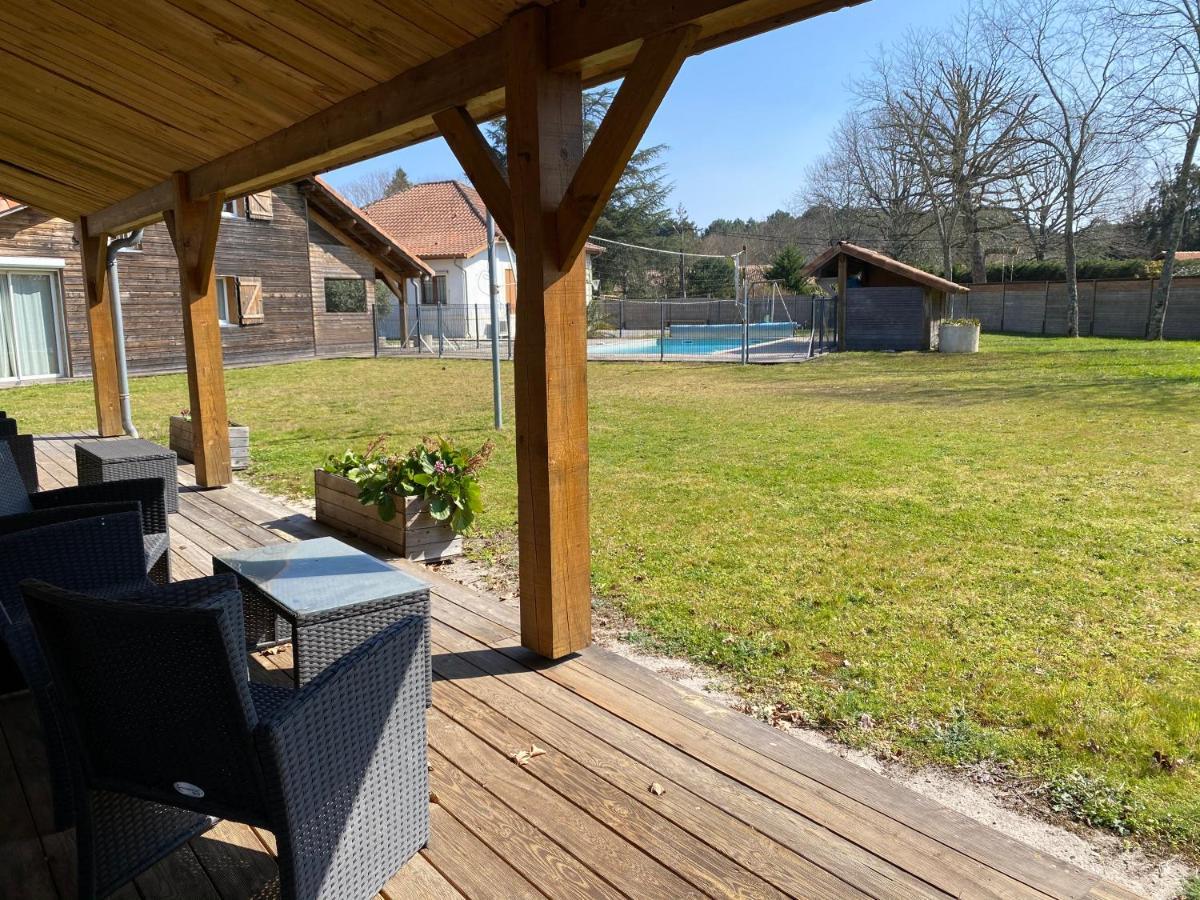Ensemble De 3 Villas Avec Piscine Chauffee, Esprit Detente Sanguinet Bagian luar foto